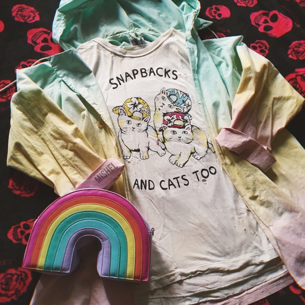 UNIF • Snapbacks and Cats Muscle Tee